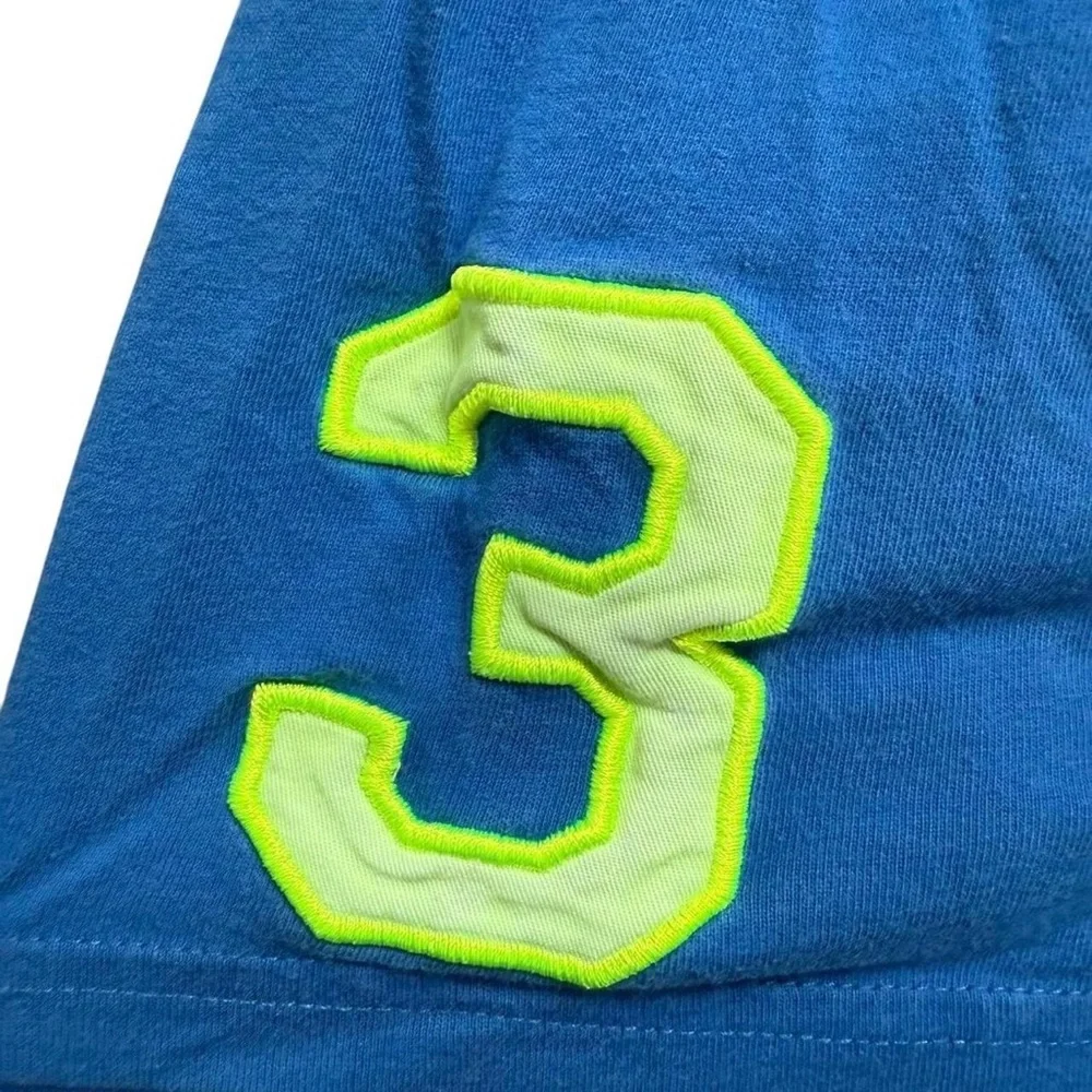 Polo Ralph Lauren Big Pony Color Block T-Shirt Youth Size Large 14/16 Blue White - Picture 3 of 8